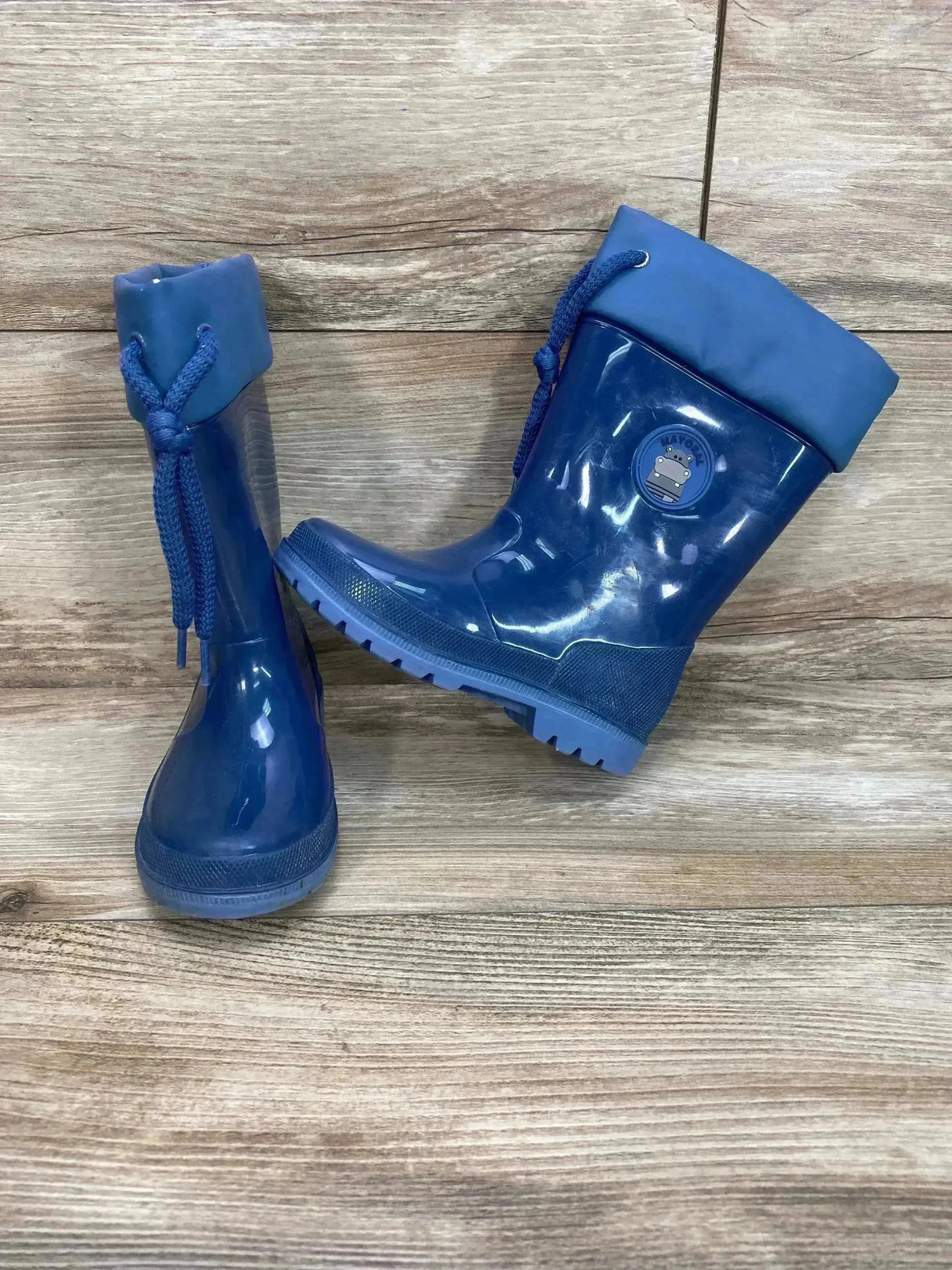 Mayoral Logo Rain Boots in Blue Sz 11c - Me n Mommy To Be
