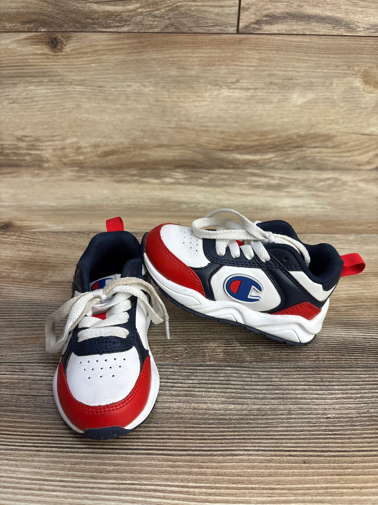 Champion 93Eighteen SP Block Sneakers White sz 6c