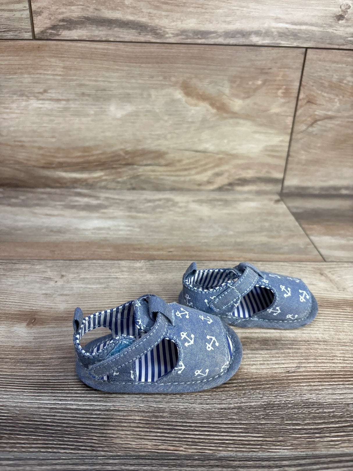 Soft Sole Anchor Prink Sandals Blue sz 3c