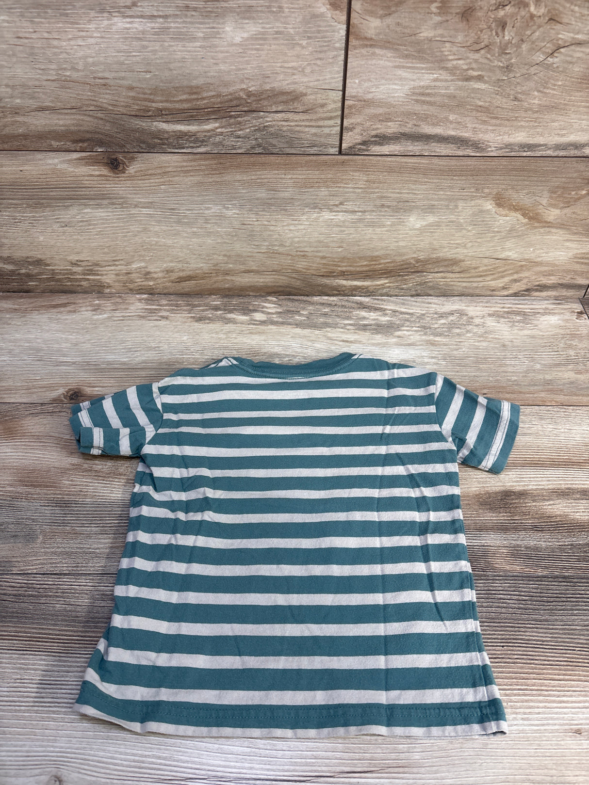 Simple Joys Striped Shirt Green sz 3T