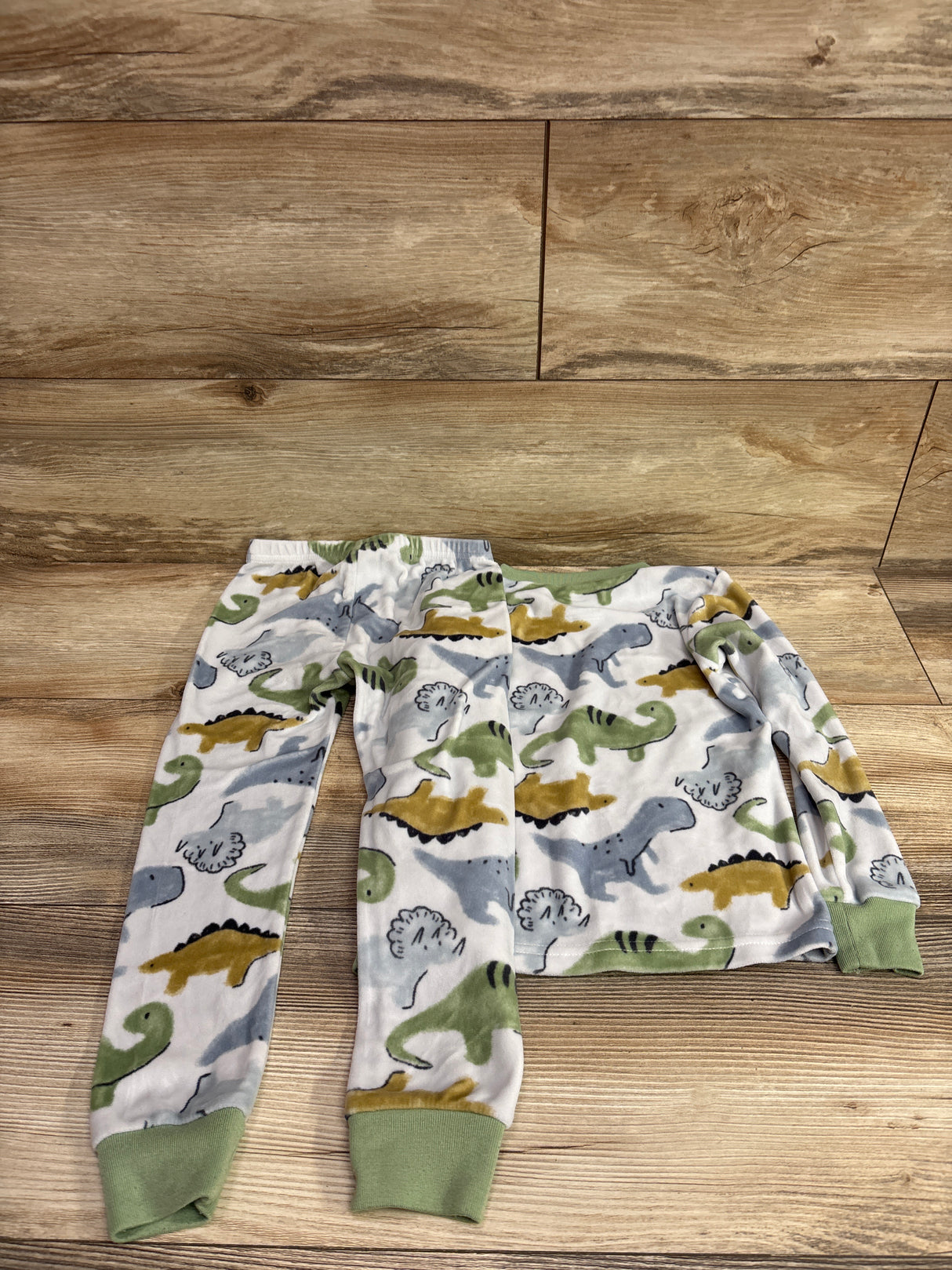 Carter's 2pc Velour Pajama Set Blue sz 4T