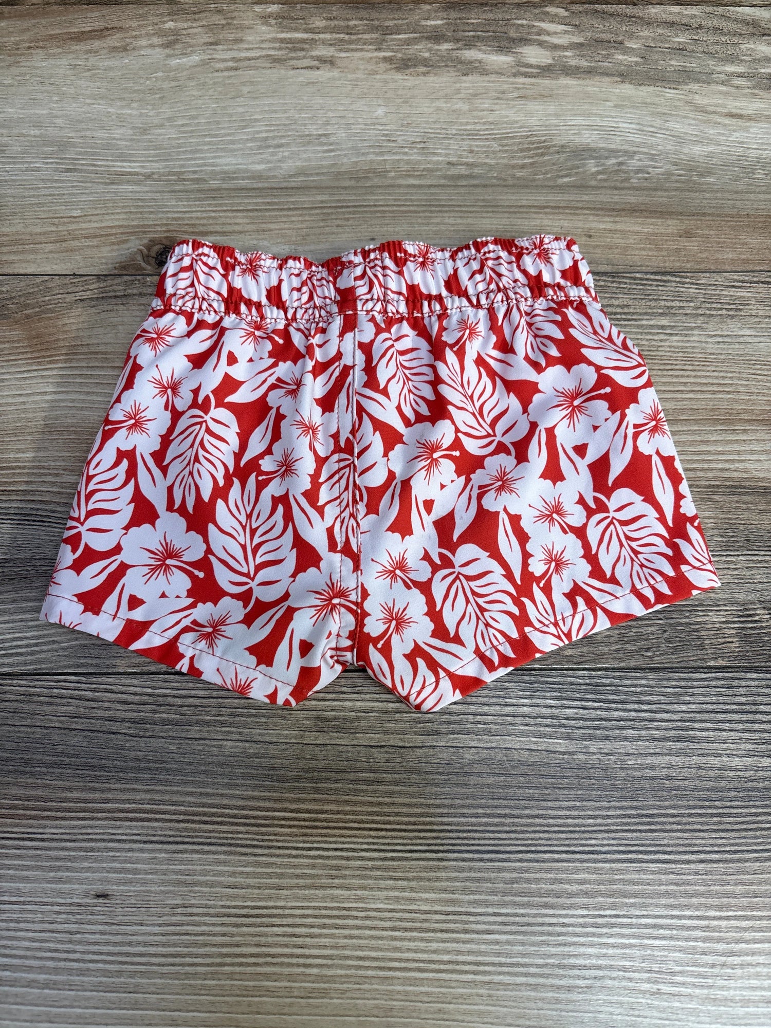 Starting Out Floral Swim Trunks Red sz 6m - Me n Mommy To Be