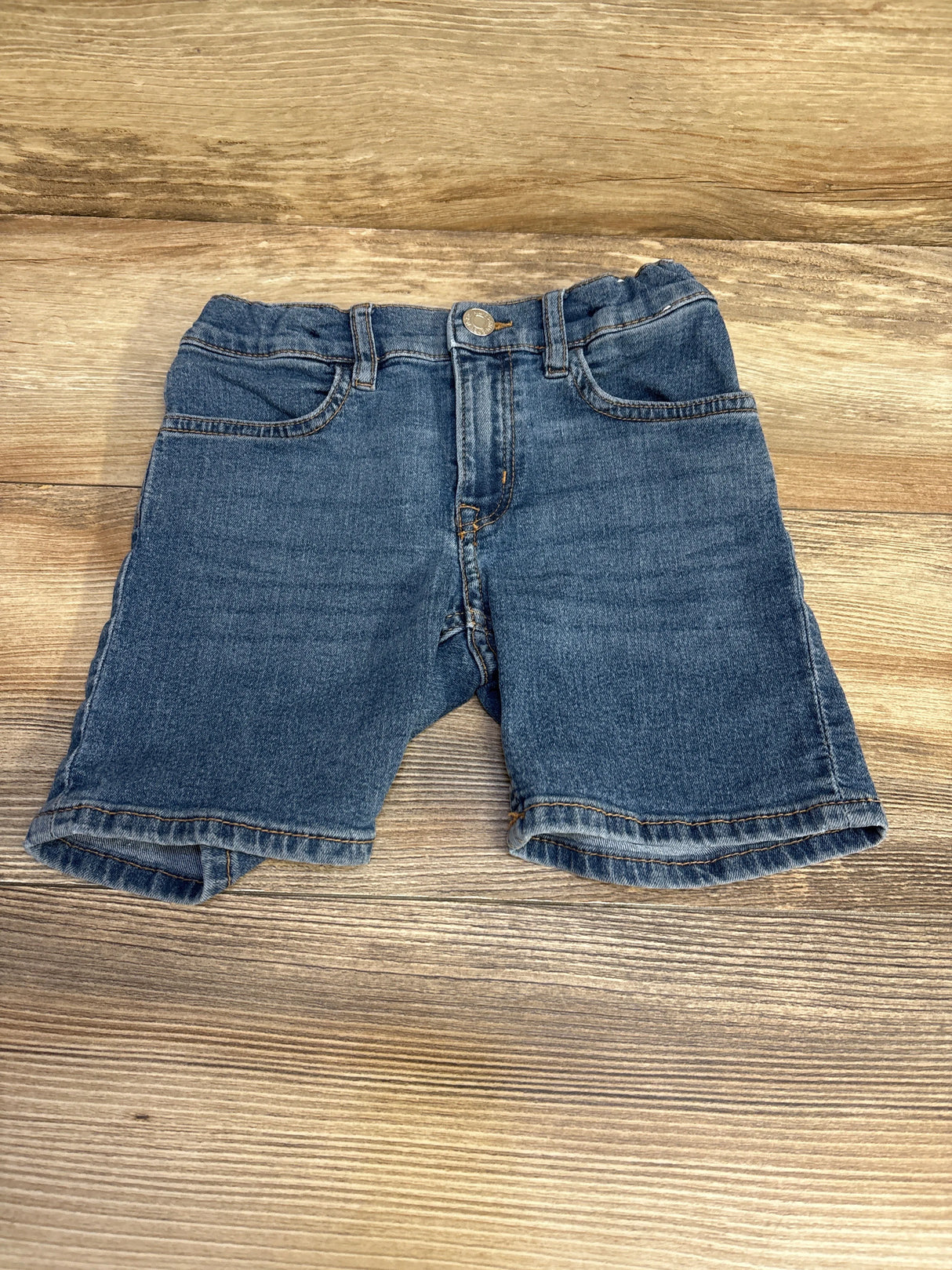 H&M Slim Fit Denim Shorts Blue sz 3-4T - Me n Mommy To Be