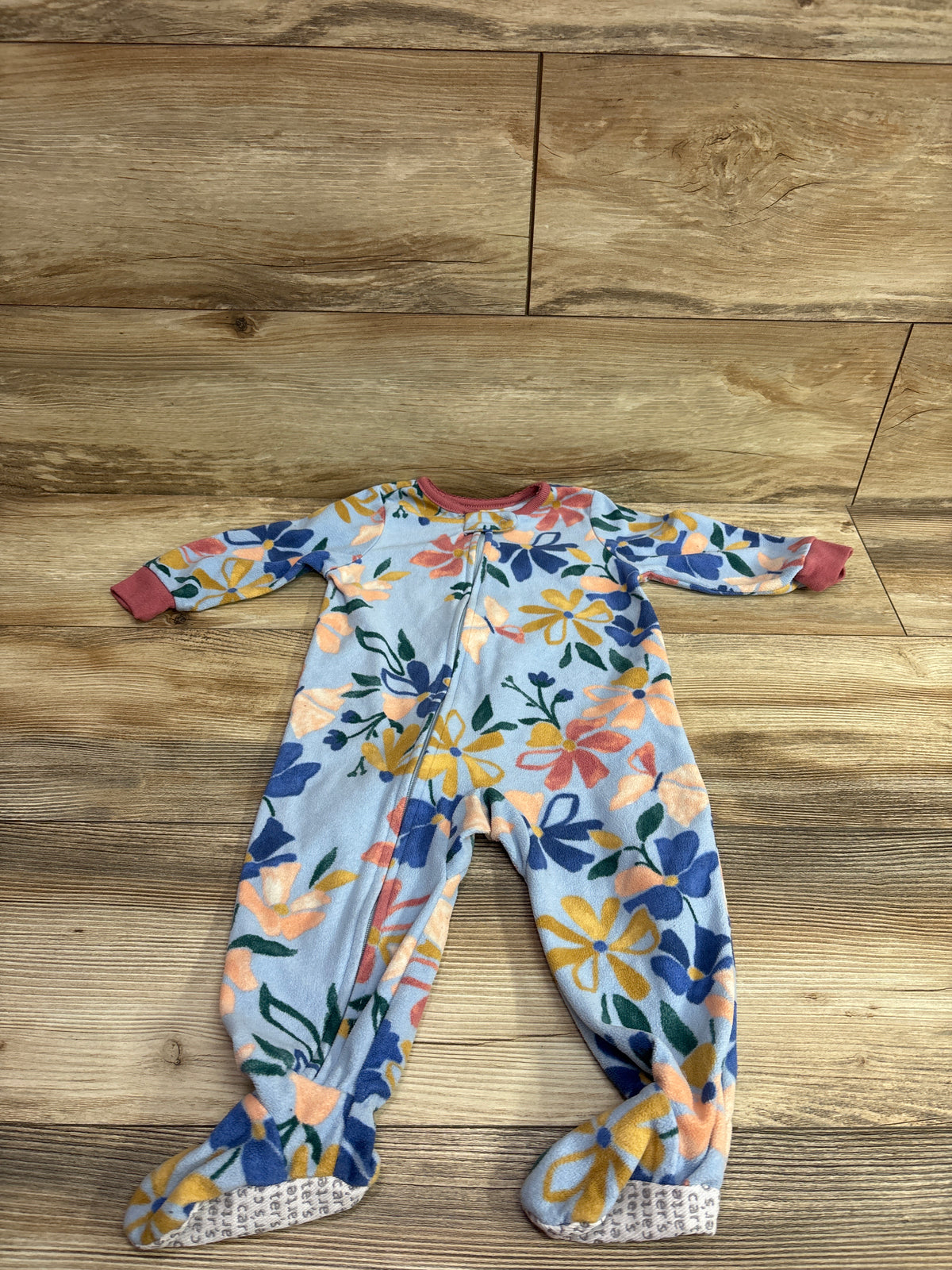 Carter's Blanket Sleeper Blue sz 12m