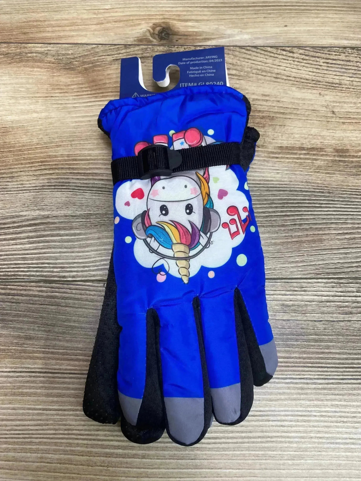 NEW ThermaWear Kid's Unicorn Winter Ski Gloves Blue - Me n Mommy To Be