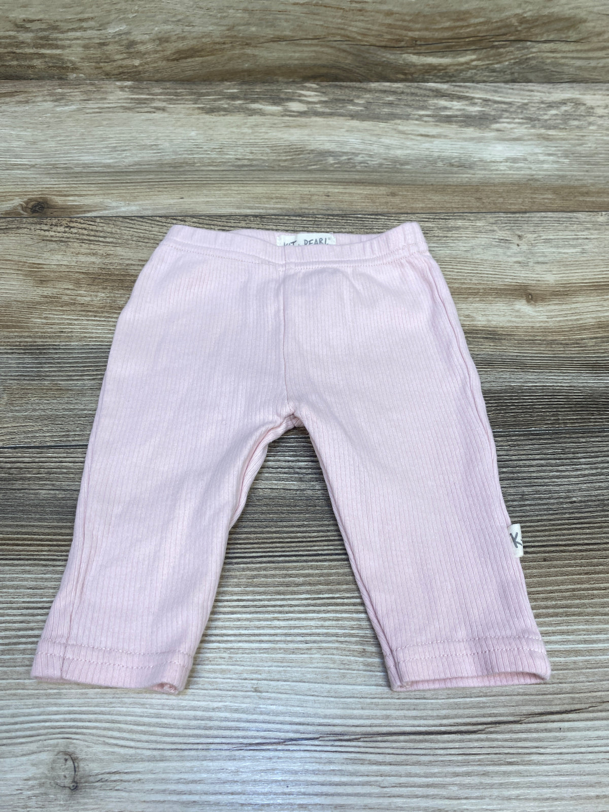 Kit + pearl Ribbed Pants Pink sz 0-3m