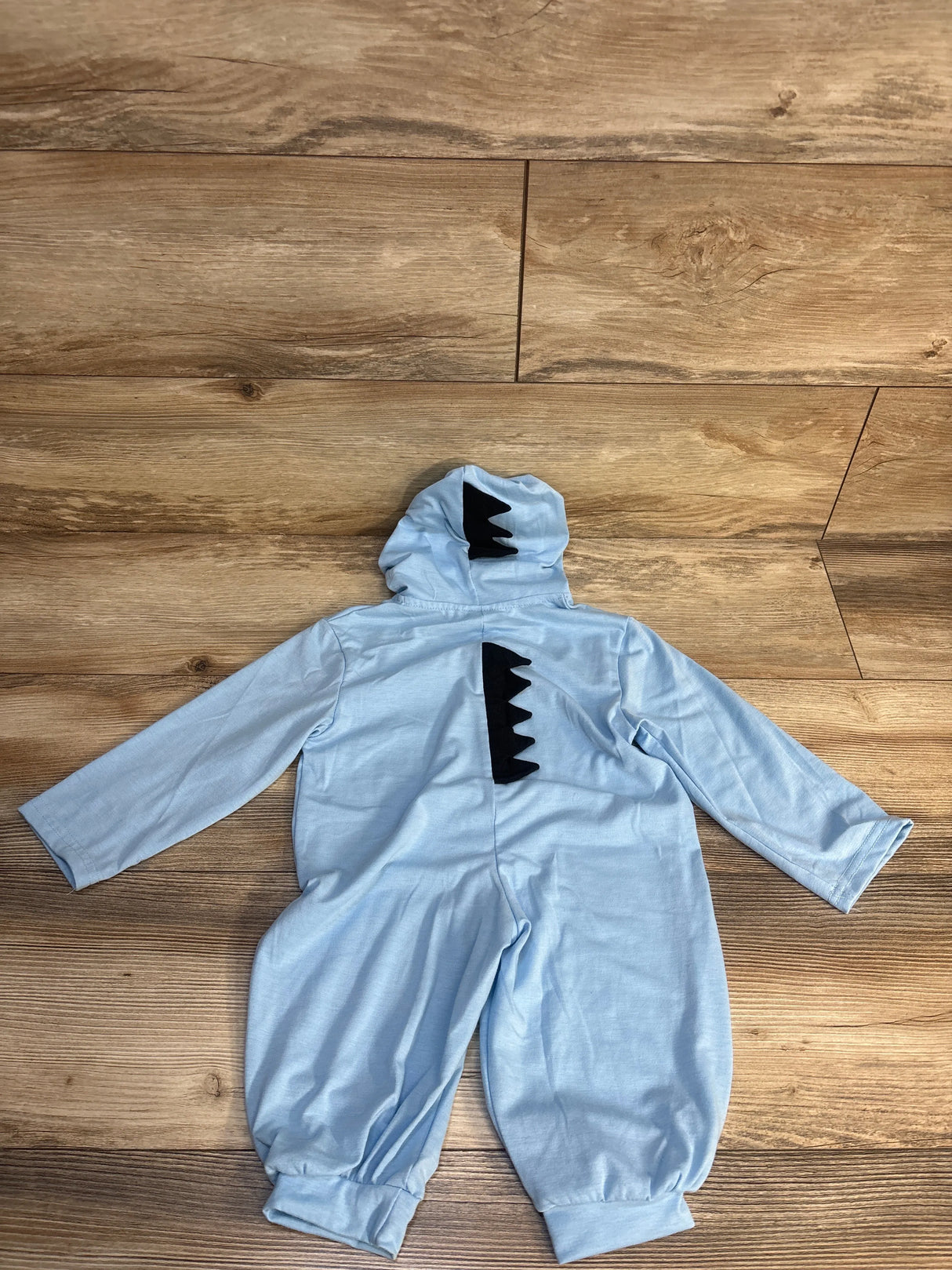 Hooded Coverall Light Blue sz 9-12m