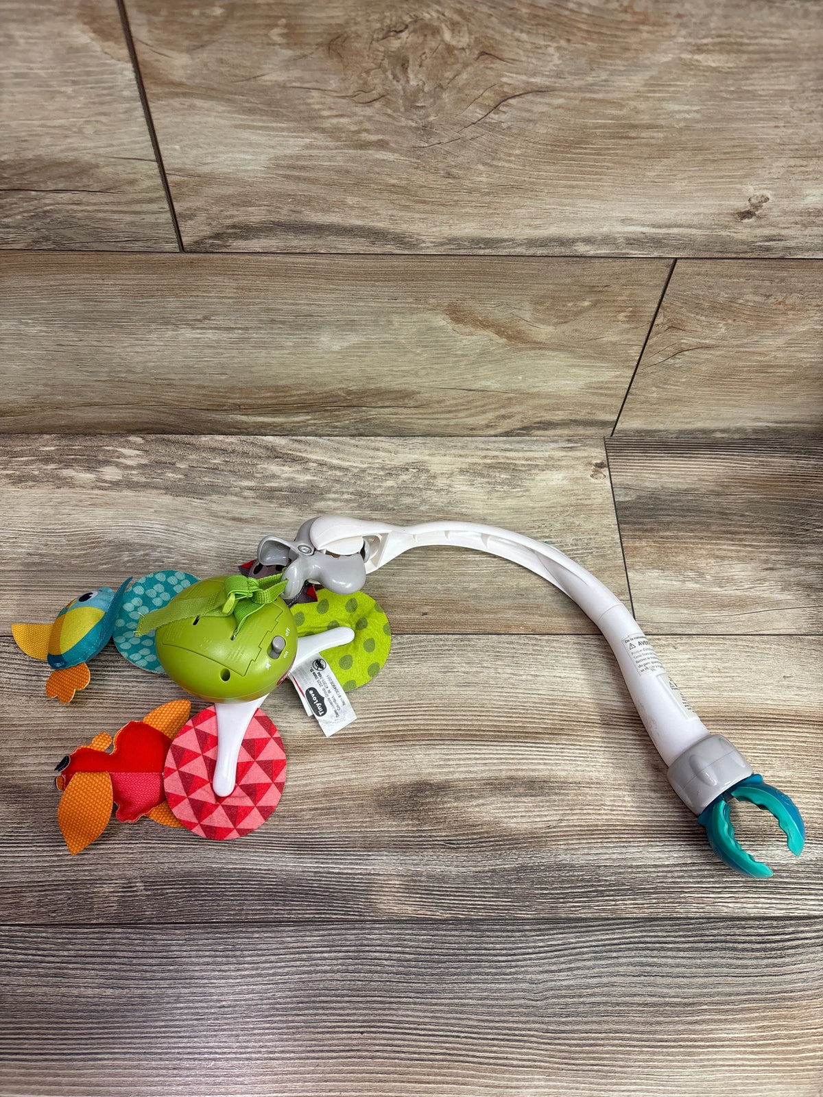 Tiny Love 3-in-1 Take Along Mobile in Meadow Days design with colorful hanging toys