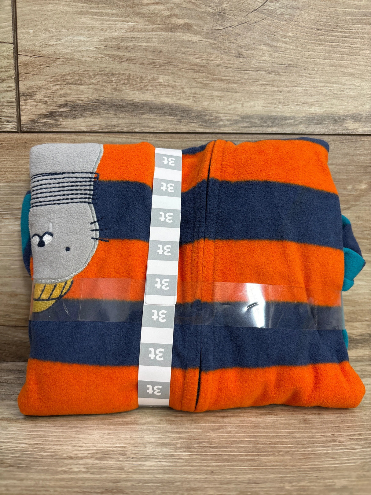 NEW Carter's Striped Walrus Blanket Sleeper Navy sz 3T