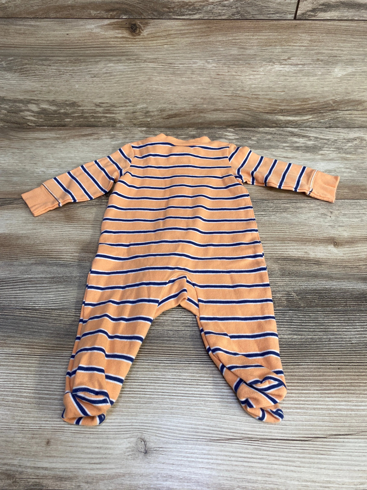 Carter's Striped Sleeper Orange sz 3m - Me n Mommy To Be