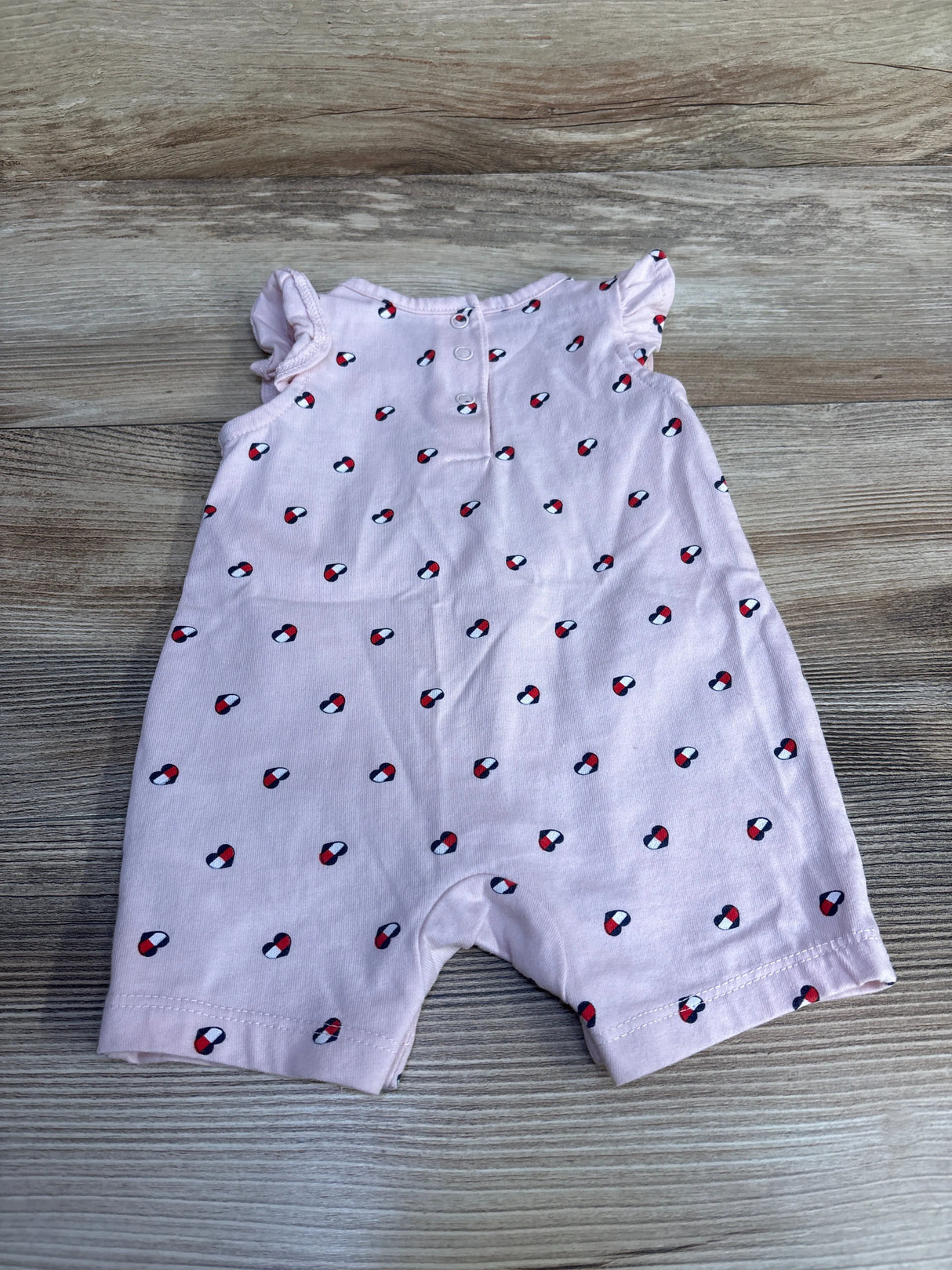 Tommy Hilfiger Heart Print Romper Pink sz 0-3m - Me n Mommy To Be