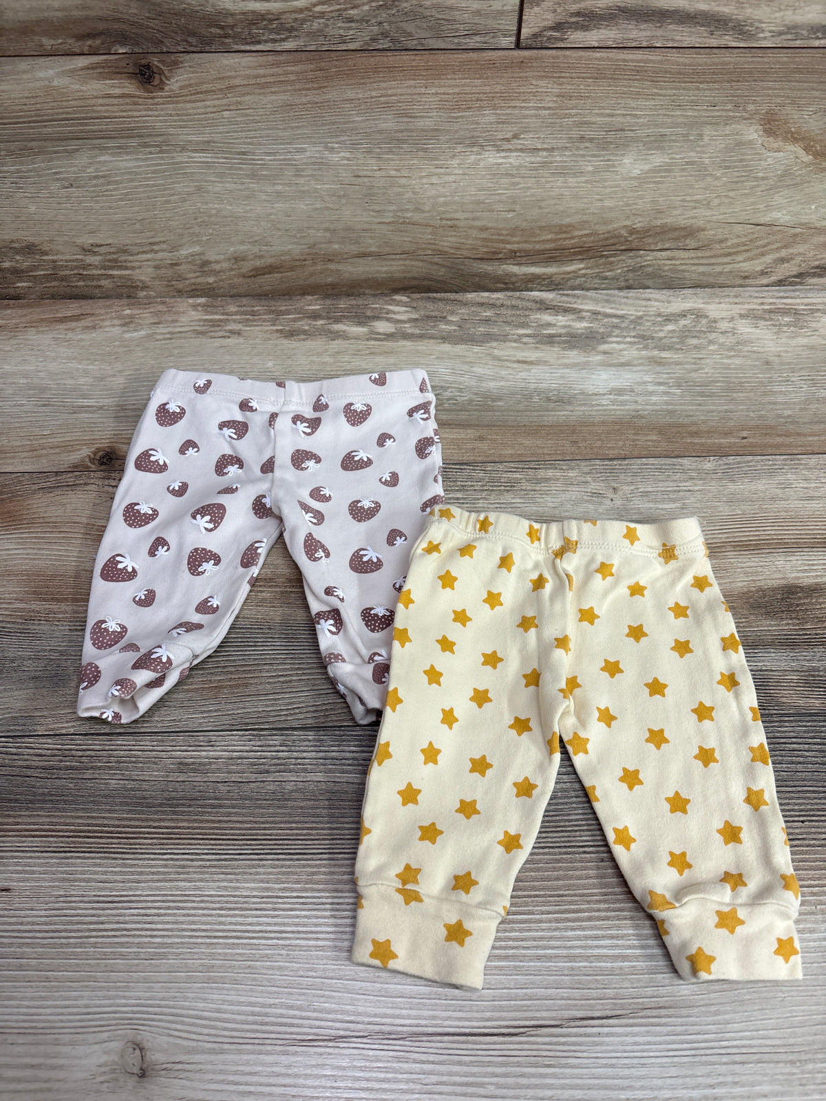 2pk Pants Yellow sz 0-3m