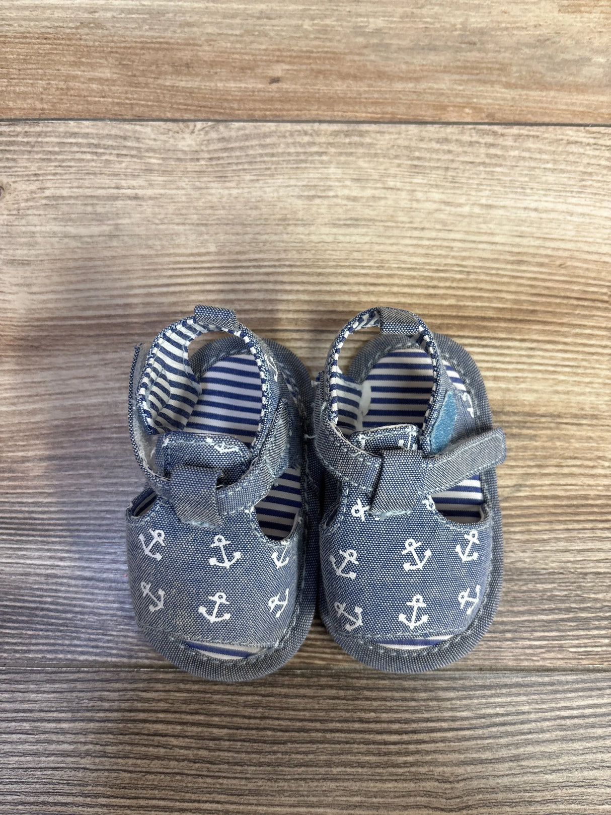 Soft Sole Anchor Prink Sandals Blue sz 3c