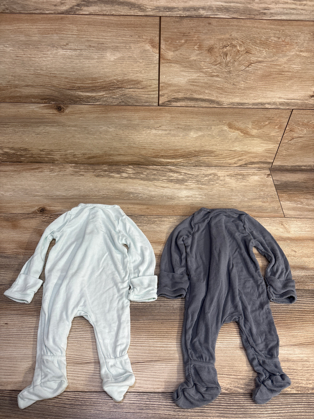 Cloud Island 2pk So Very Soft Modal Blend Romper Green sz Newborn