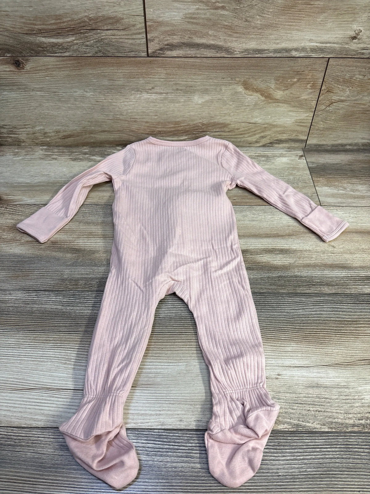 Cloud Island Ribbed Sleeper Pink sz 6-9m