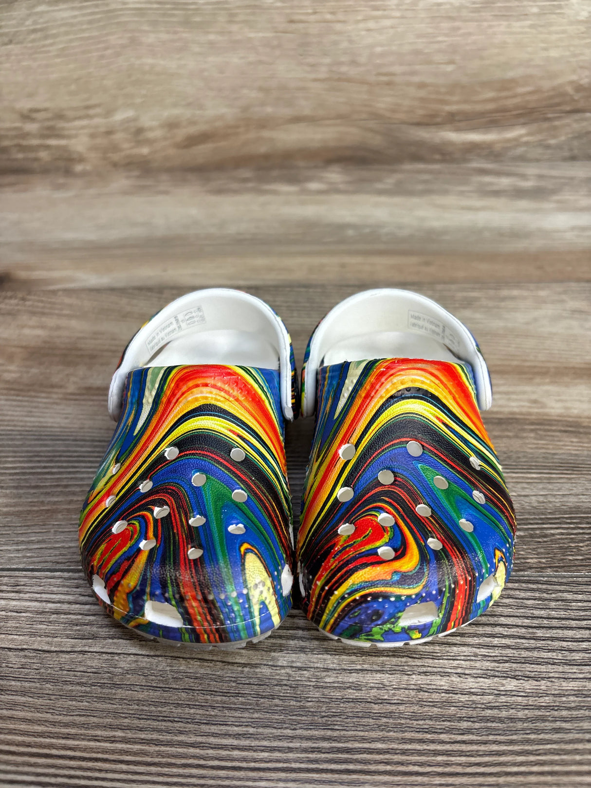 Crocs Classic Clogs Rainbow sz 5c