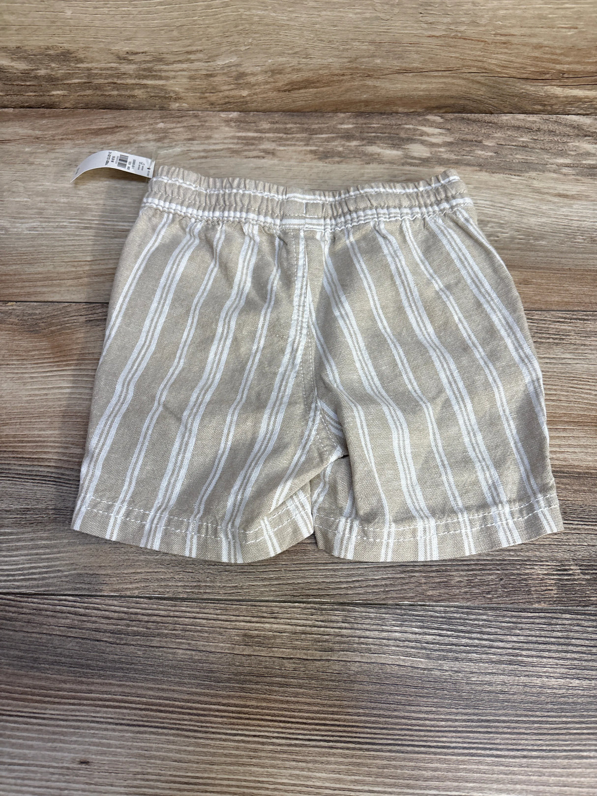 NEW Old Navy Striped Linen Blend Drawstring Shorts Beige sz 18-24m - Me n Mommy To Be