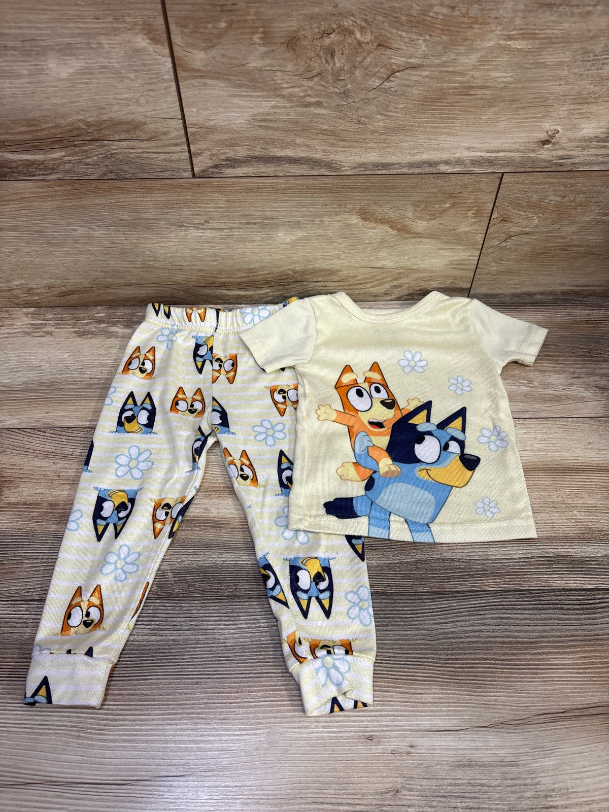 Bluey 2pc Pajama Set Yellow sz 3T