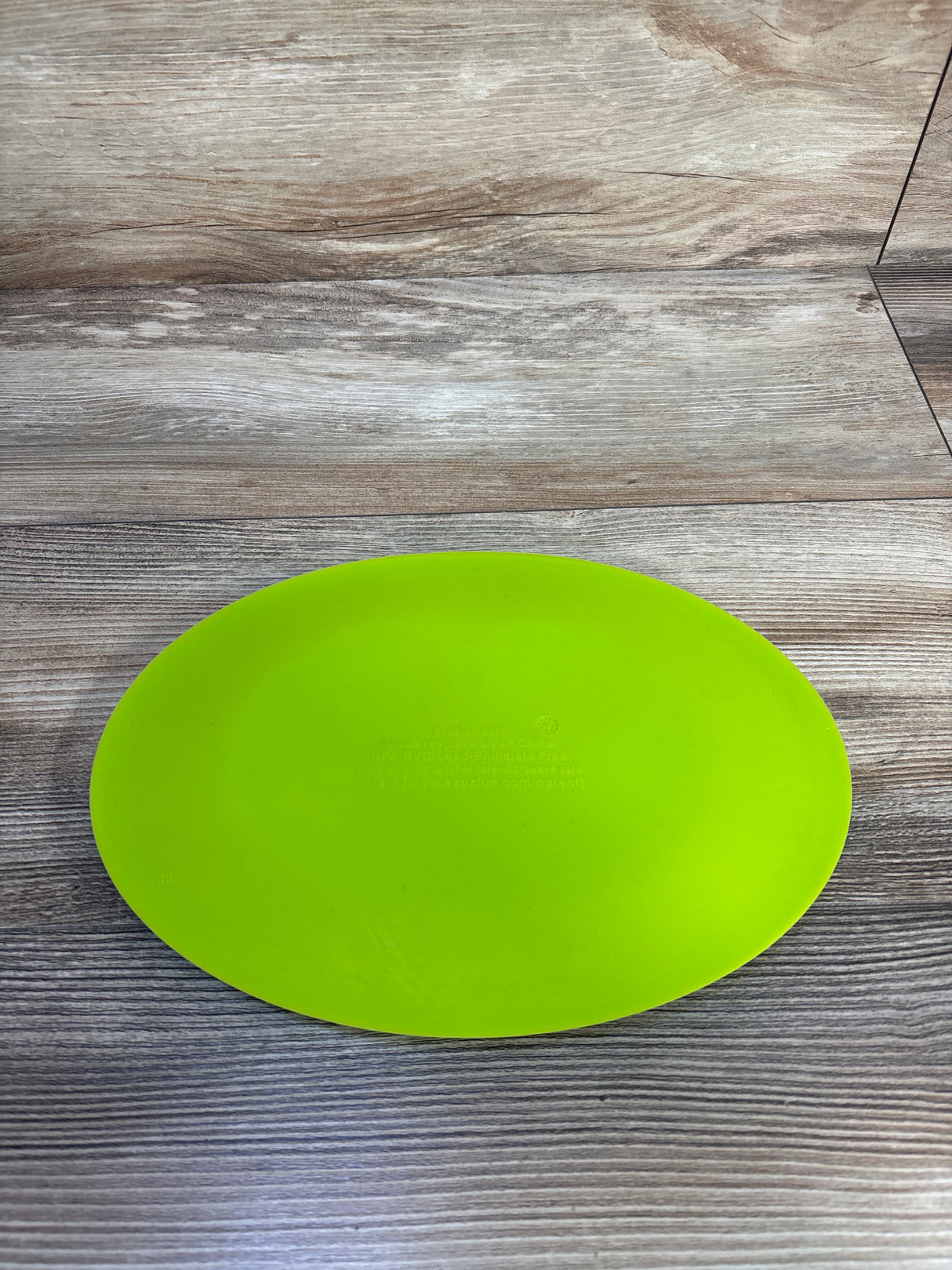 ez pz Mini Mat Suction Plate + Placemat in One in Lime