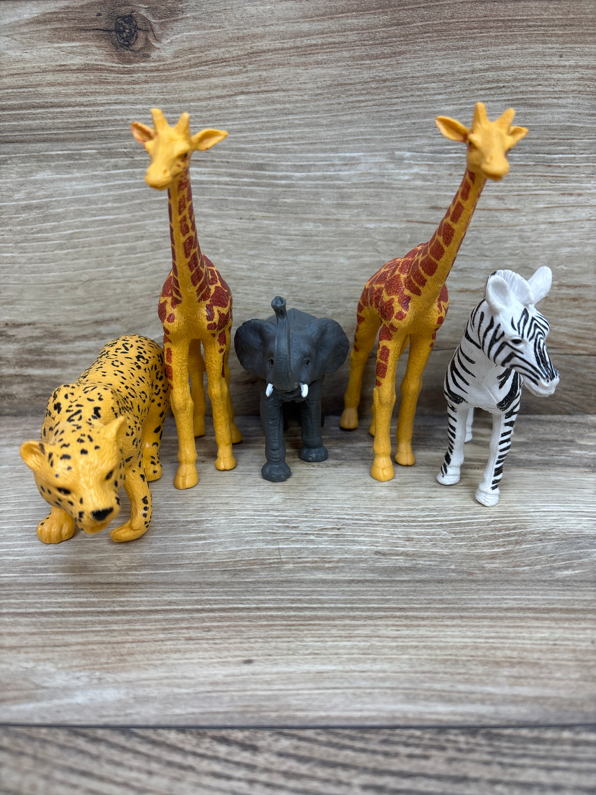 BOLZRA 5pk Safari Animal Figures