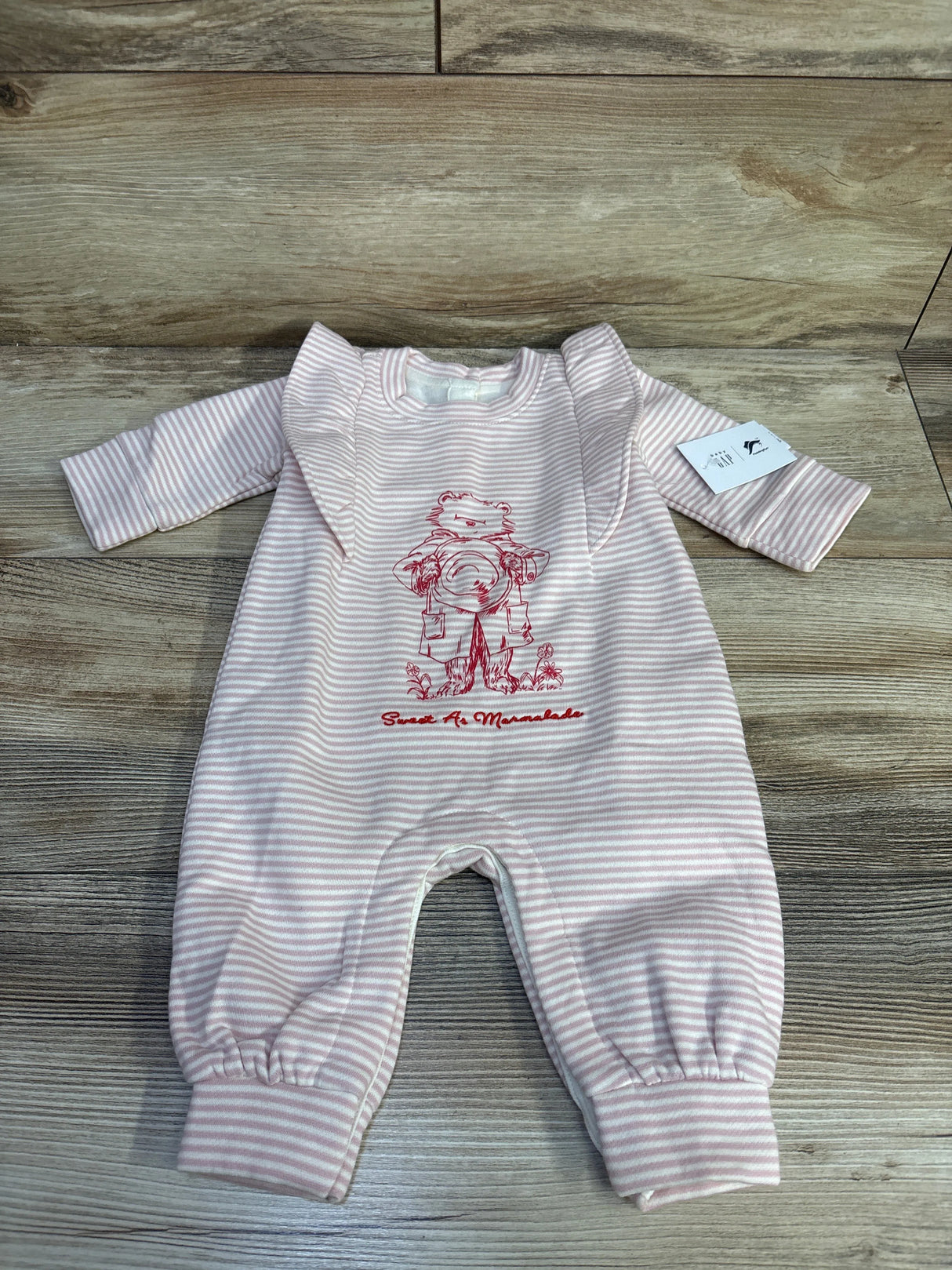 NEW Baby Gap Paddington VintageSoft Footless Coverall Pink sz 0-3m