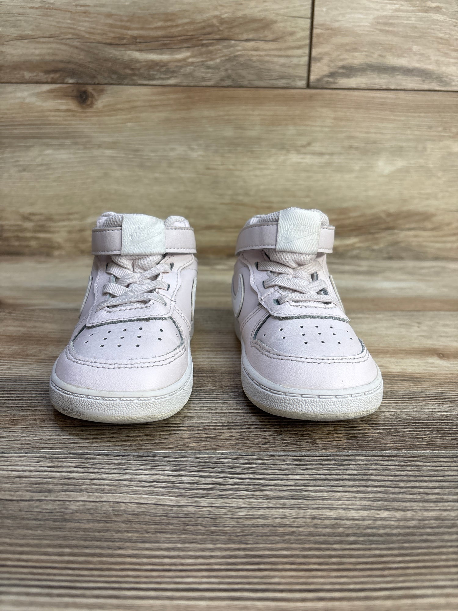 Nike Court Borough Mid 2 TD 'Pearl Pink White' Sneakers sz 8c - Me n Mommy To Be