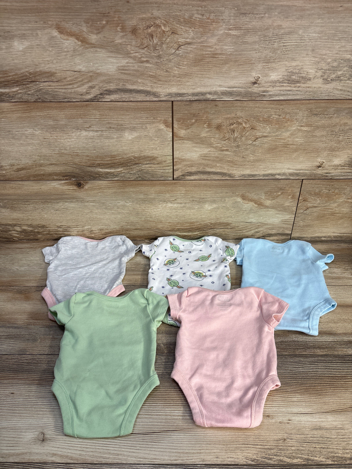 Bentex x Star Wars 5pk Bodysuits Pink sz 0-3m