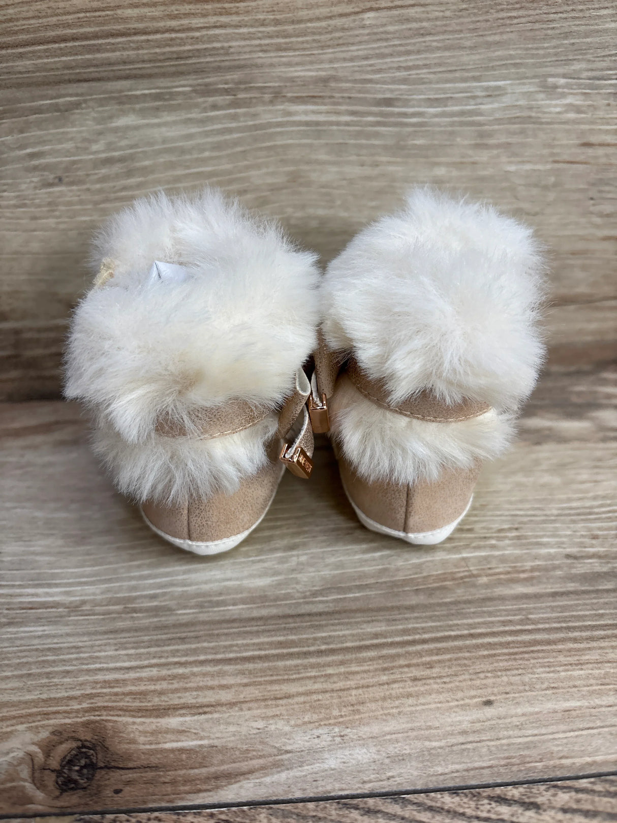 NEW Nine West Kids Baby Misy Rose Gold Soft Sole Boots sz 1c