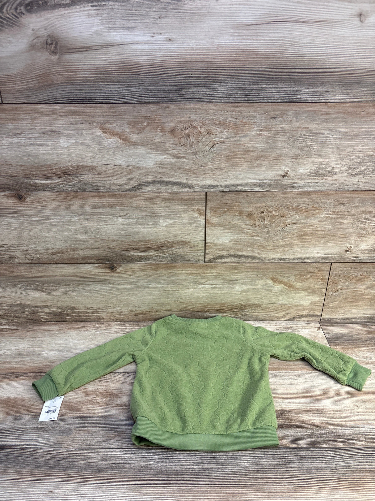 NEW Disney Junior Mickey Mouse Sweatshirt Green sz 2T