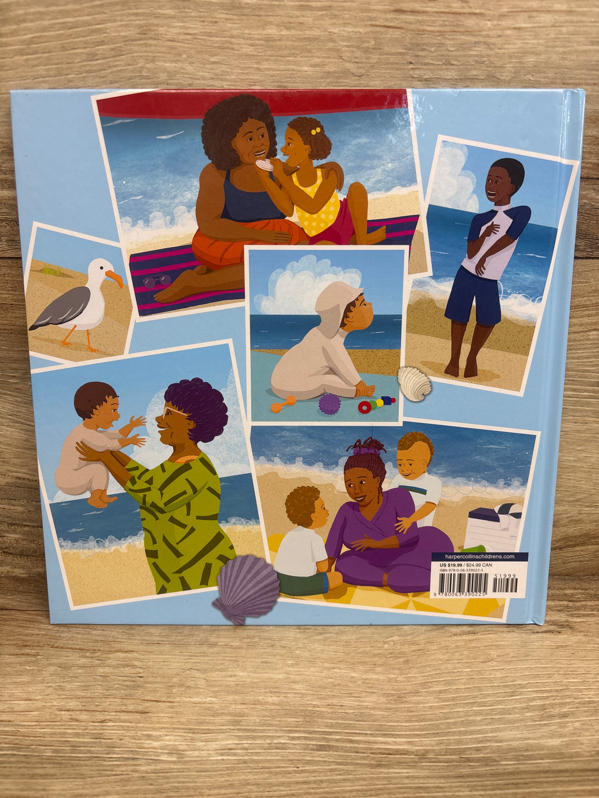Big Family Beach Day Hardcover Book