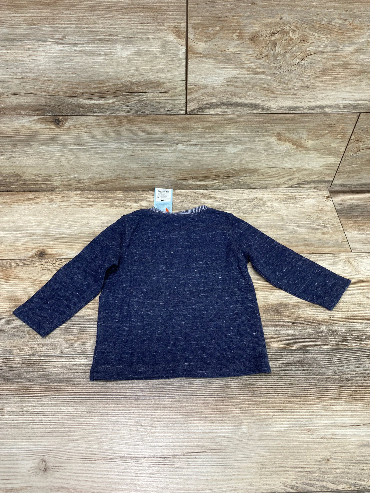 NEW Cat & Jack Pocket Henley Shirt Blue sz 12m - Me n Mommy To Be