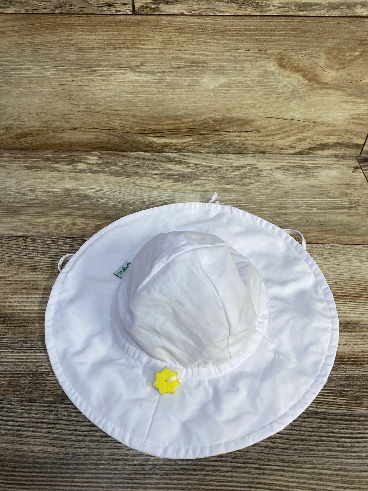 Green Sprouts Breathable Bucket Hat White sz 0-6m