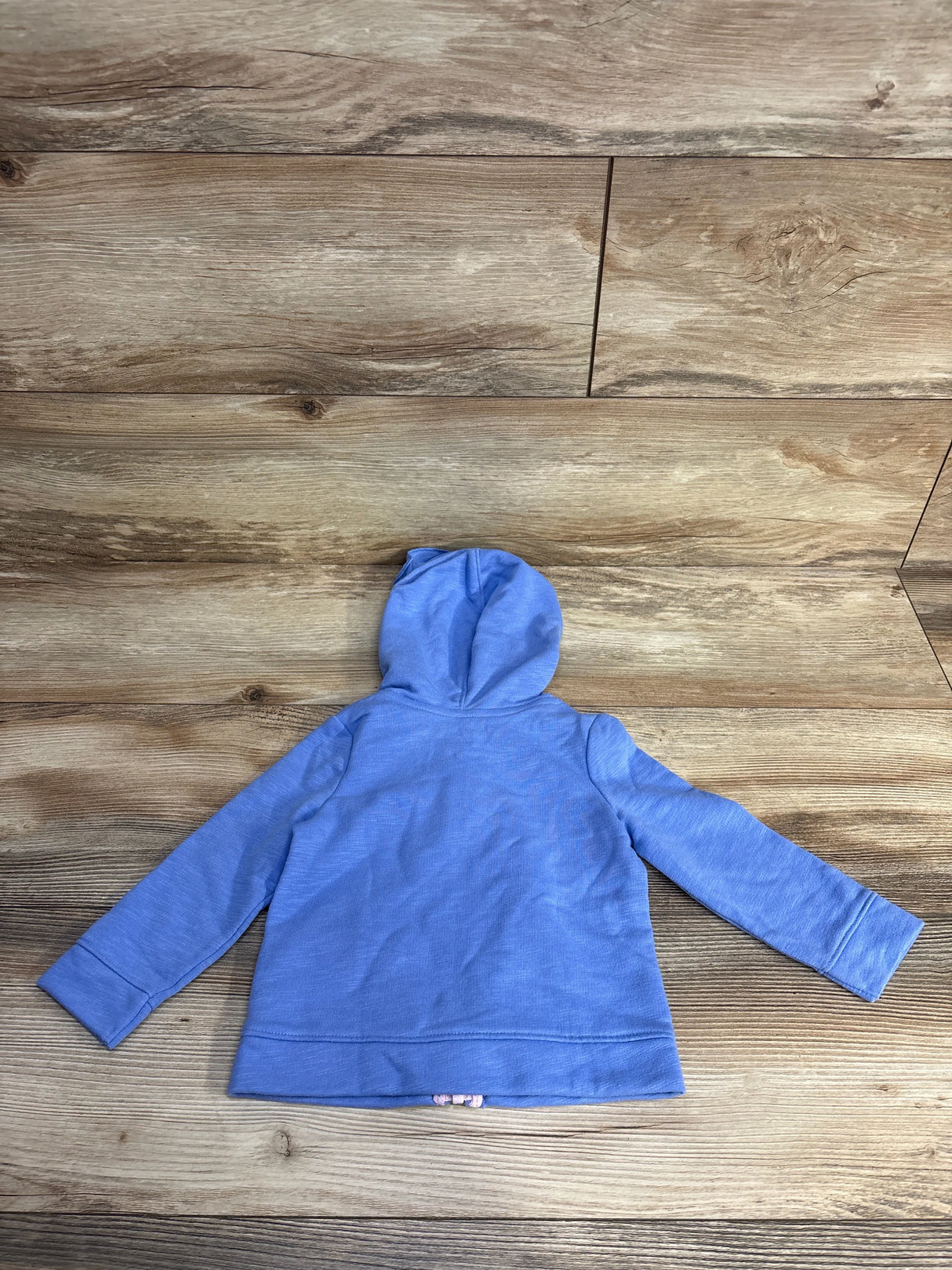 NEW Cat & Jack Full Zip Ruffled Hoodie Blue sz 12m
