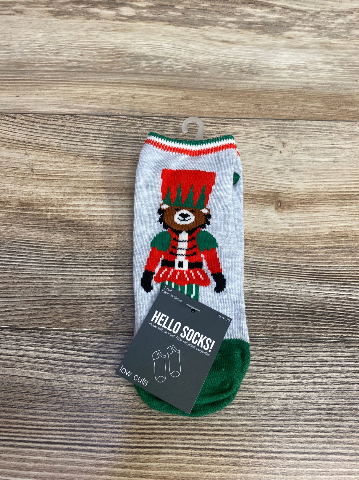 NEW Hello Socks! Nutcracker Socks sz 4-10