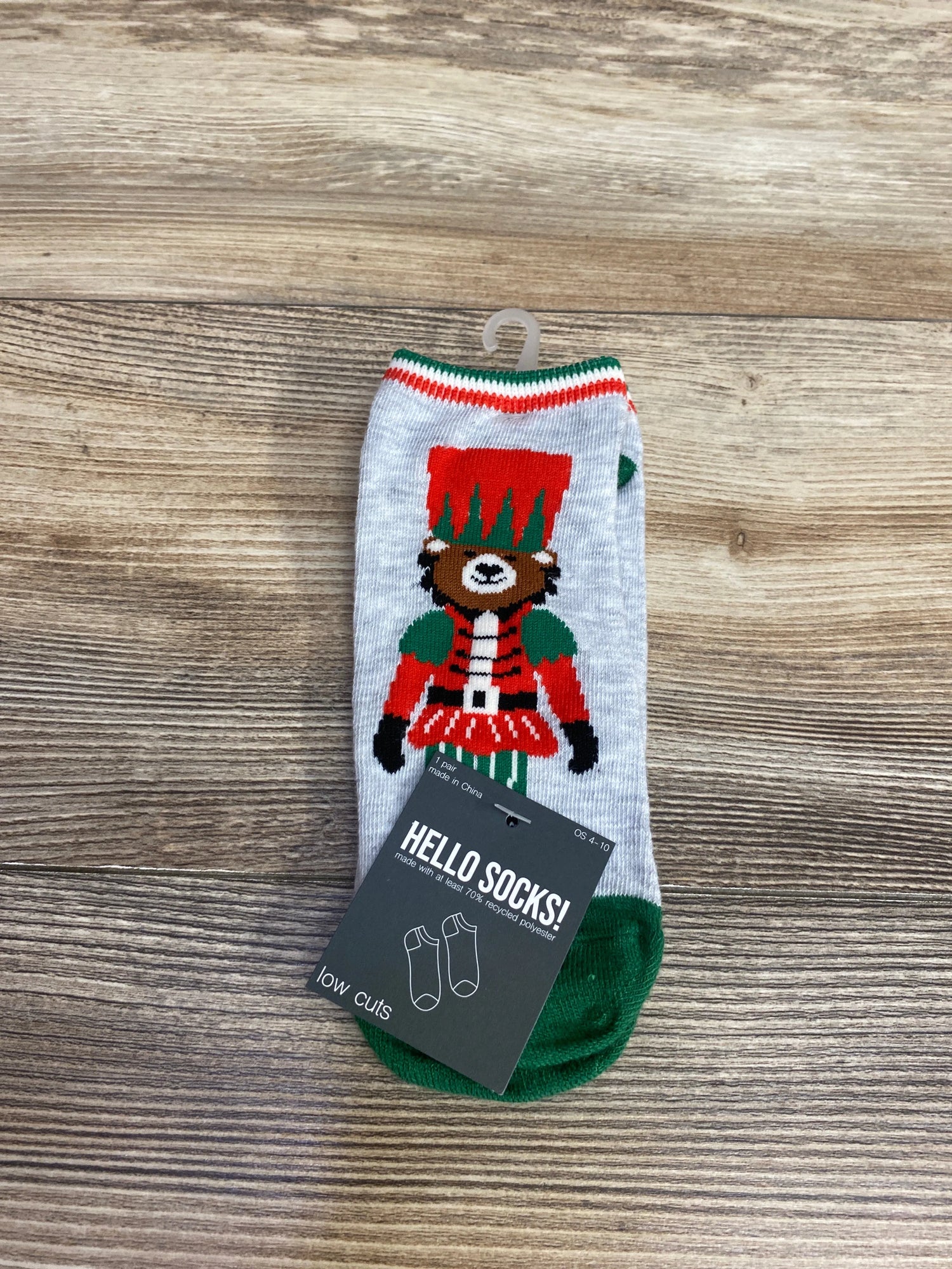 NEW Hello Socks! Nutcracker Socks sz 4-10