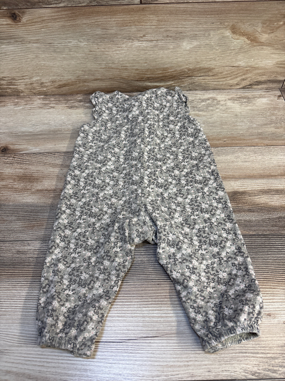 H&M Floral Cotton Romper Green sz 9m