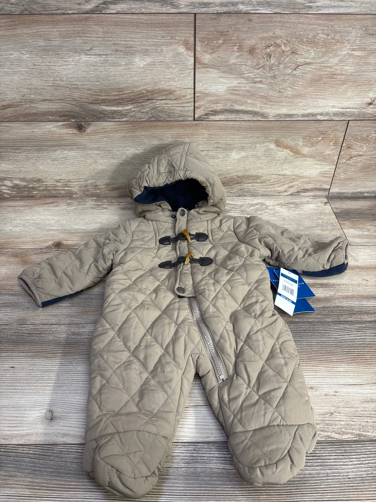 NEW Perry Ellis Baby Boys' Pram Tan sz 0-3m