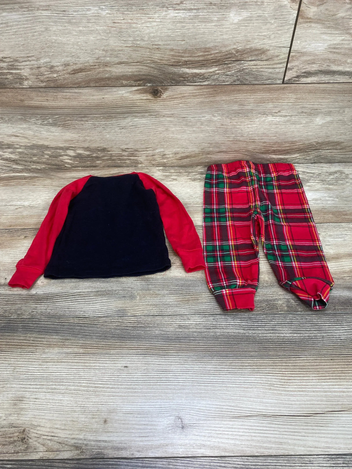 Children's Place 2pc Christmas Crew PJ's Red sz 3-6m - Me n Mommy To Be