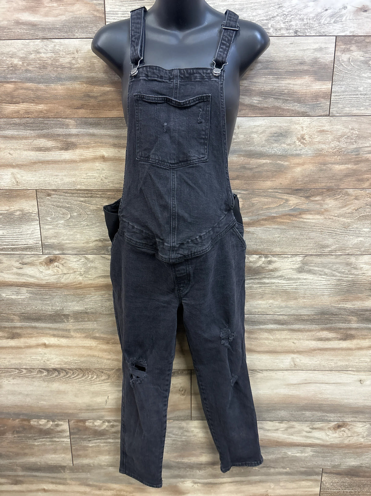 Old Navy Maternity Denim Overalls Black sz Medium/10