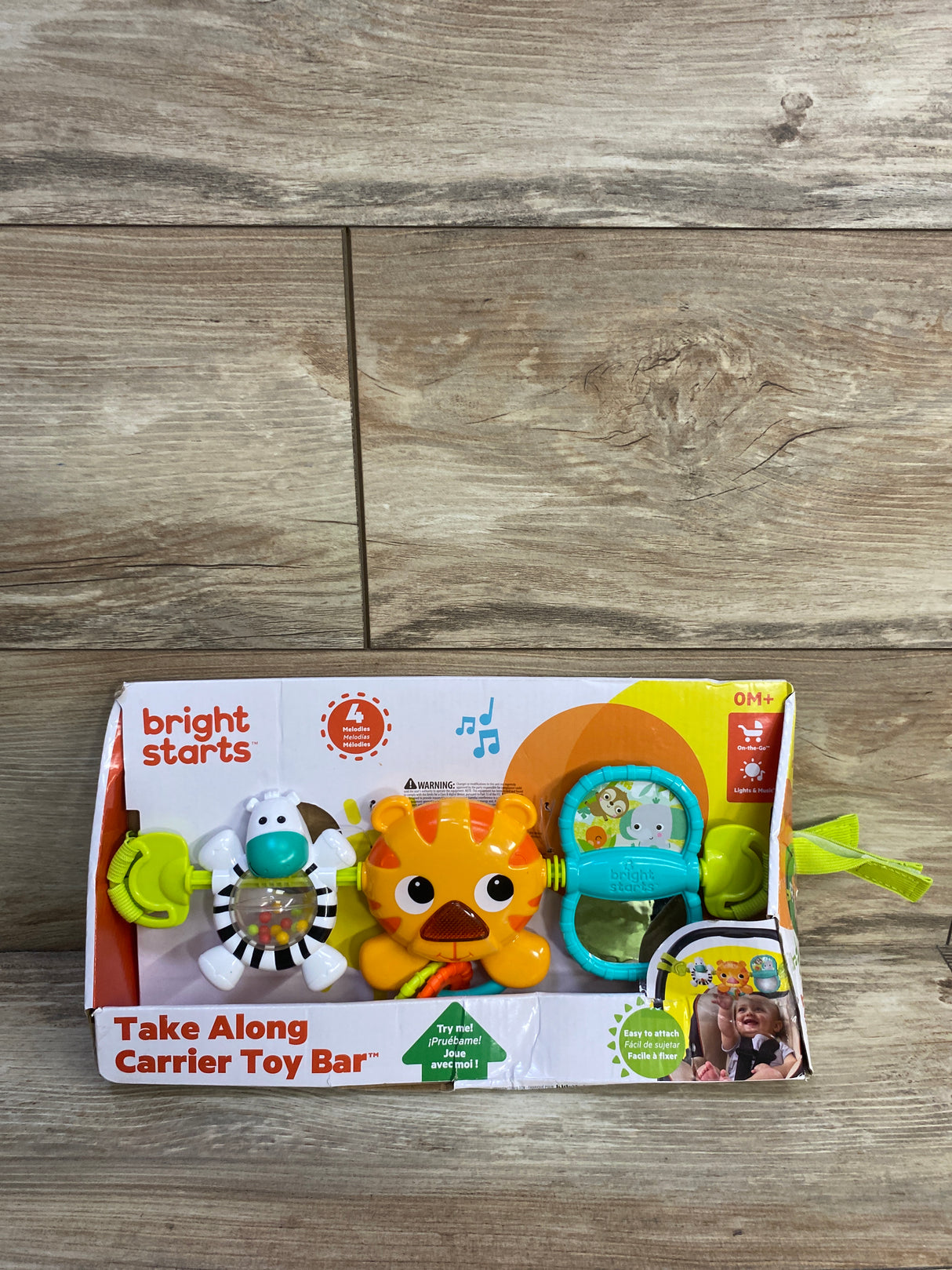 NEW Bright Starts Take Along Carrier Toy Bar