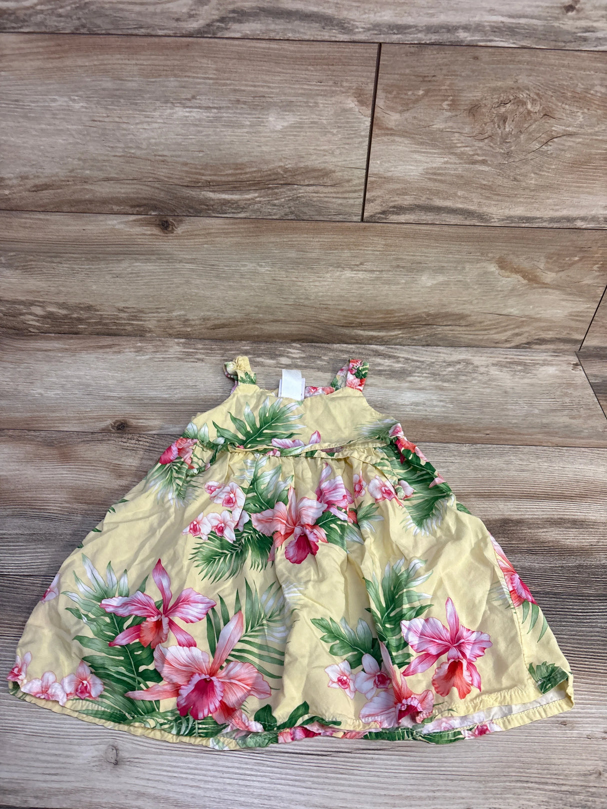 RJC Rayon Waist-Tie Dress Yellow sz 2T