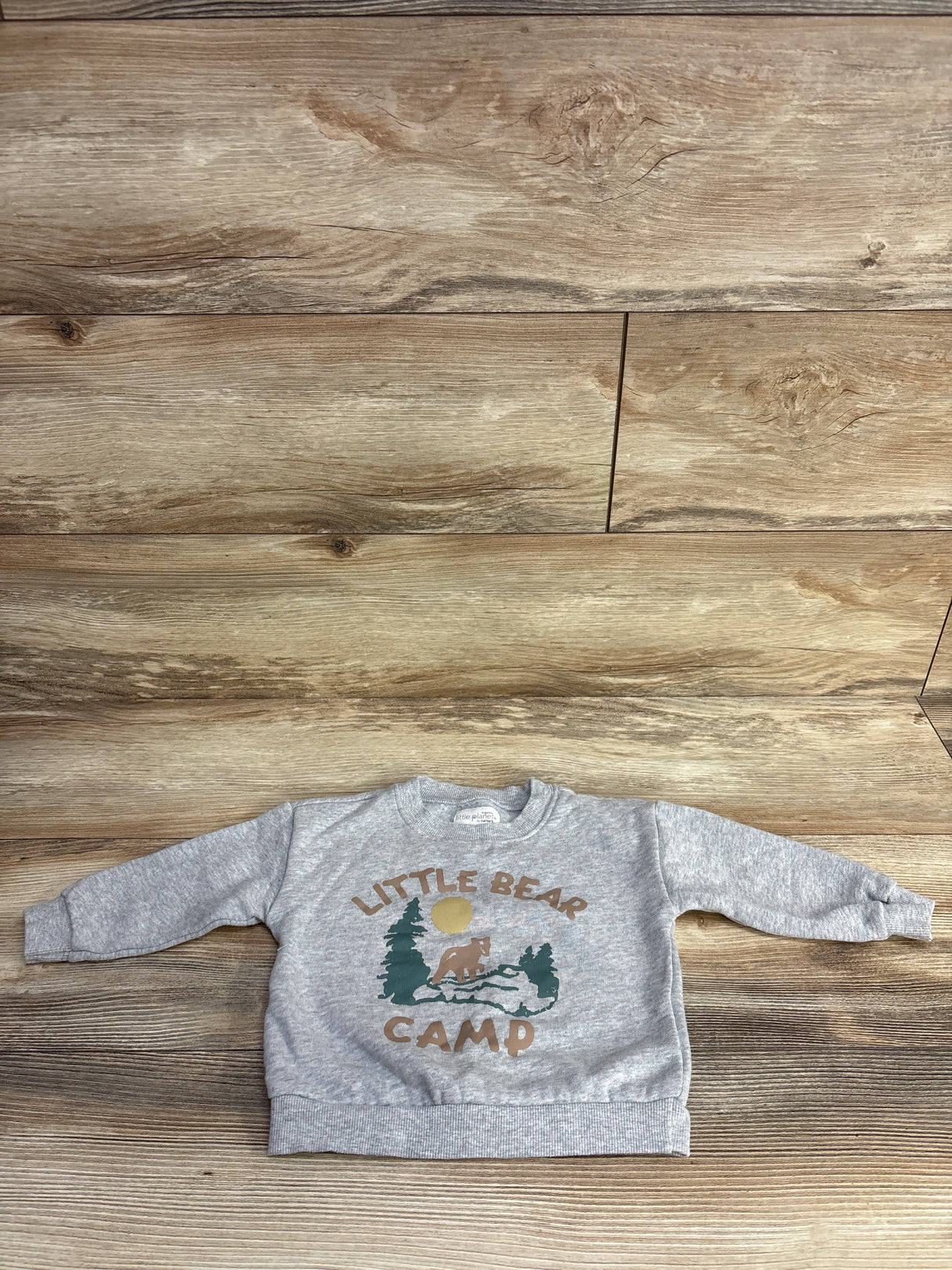 Little Planet Little Bear Camp Sweatshirt Grey sz 18m