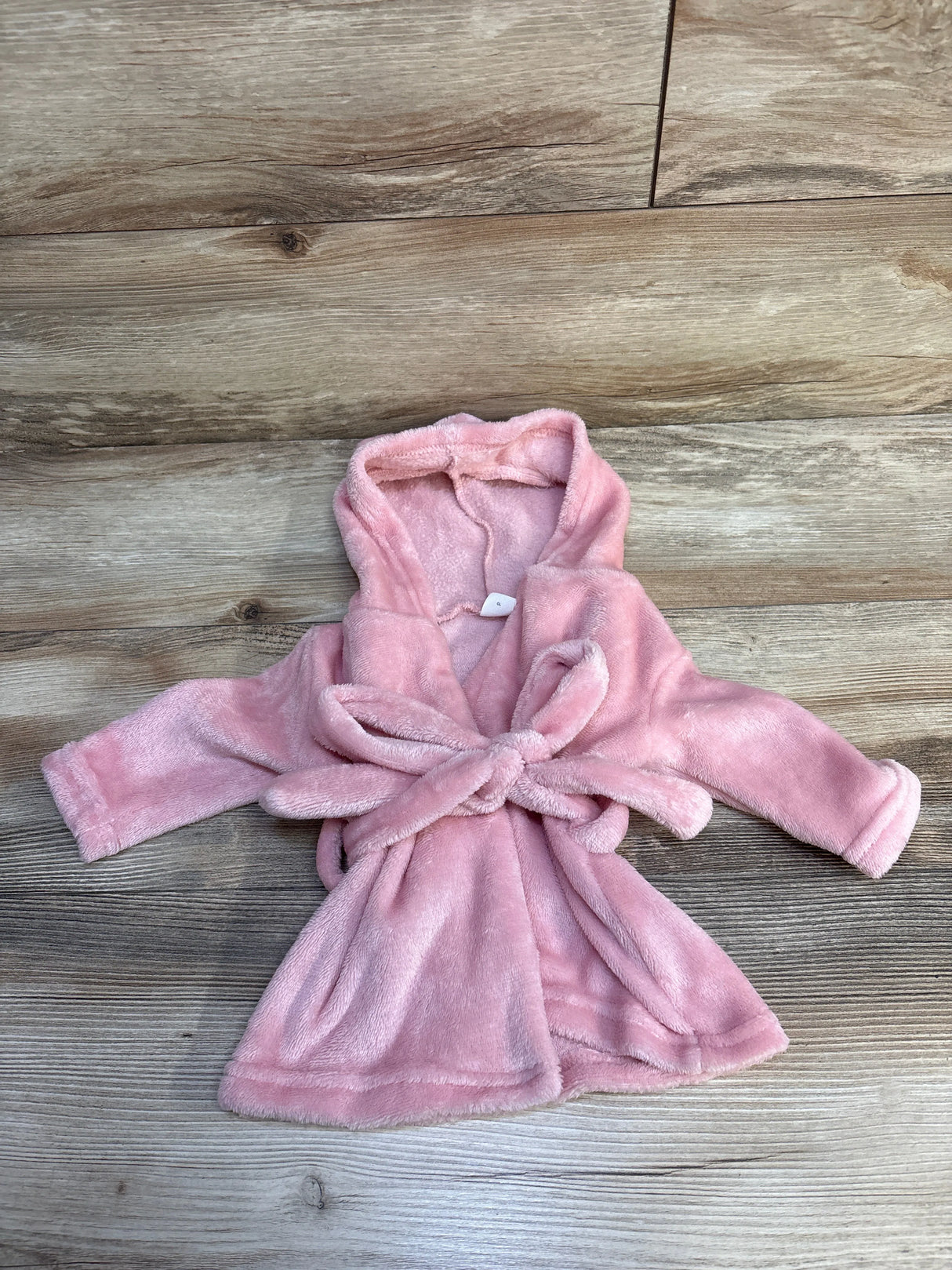Shein Hooded Plush Robe Pink sz 1-3m