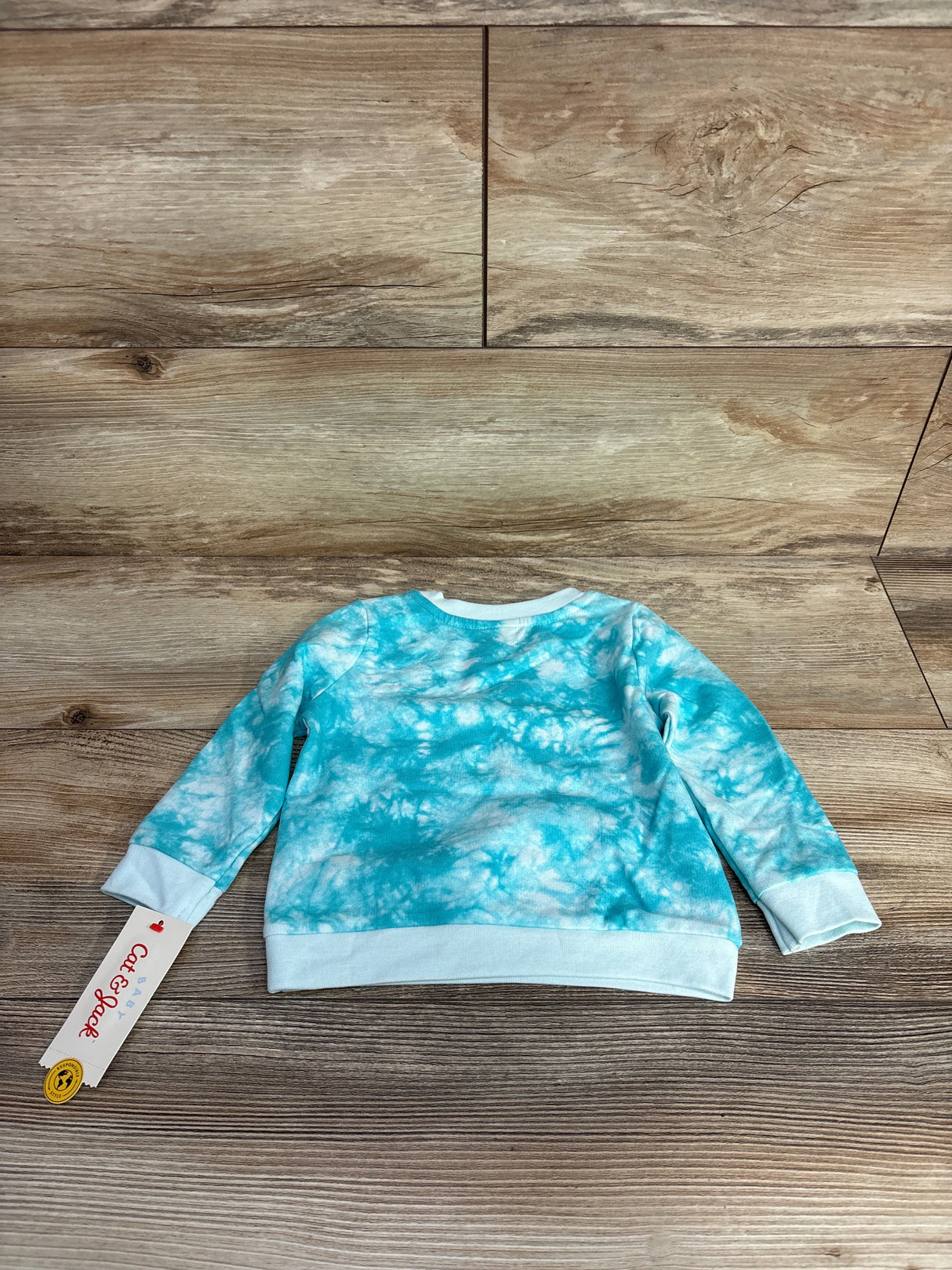 NEW Cat & Jack Tie-Dye Sweatshirt Blue sz 12m