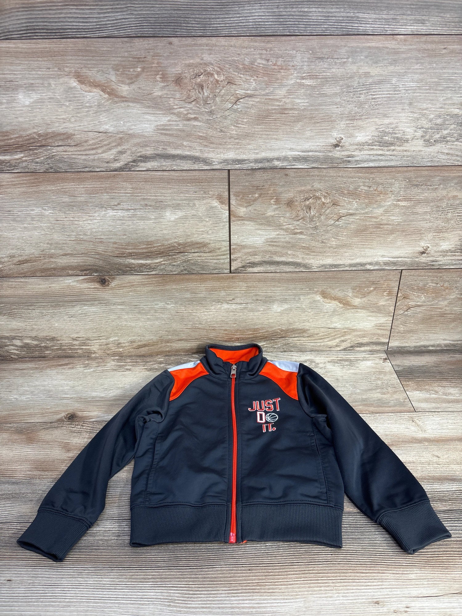 Nike Just Do It Active Full Zip Jacket Grey sz 3T