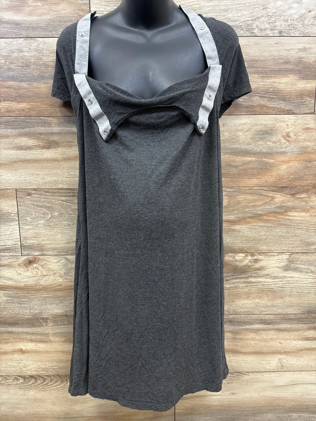 Frida Delivery & Nursing Gown Grey One Size