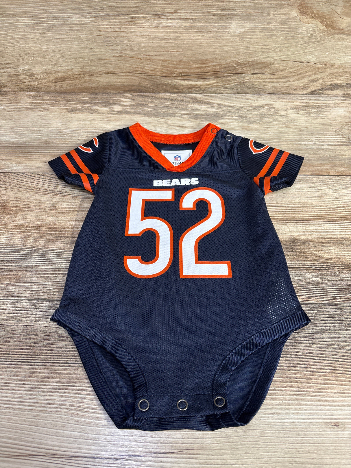 NFL Team Chicago Bears Retired #52 Khalil Mack Bodysuit Jersey sz 3-6m