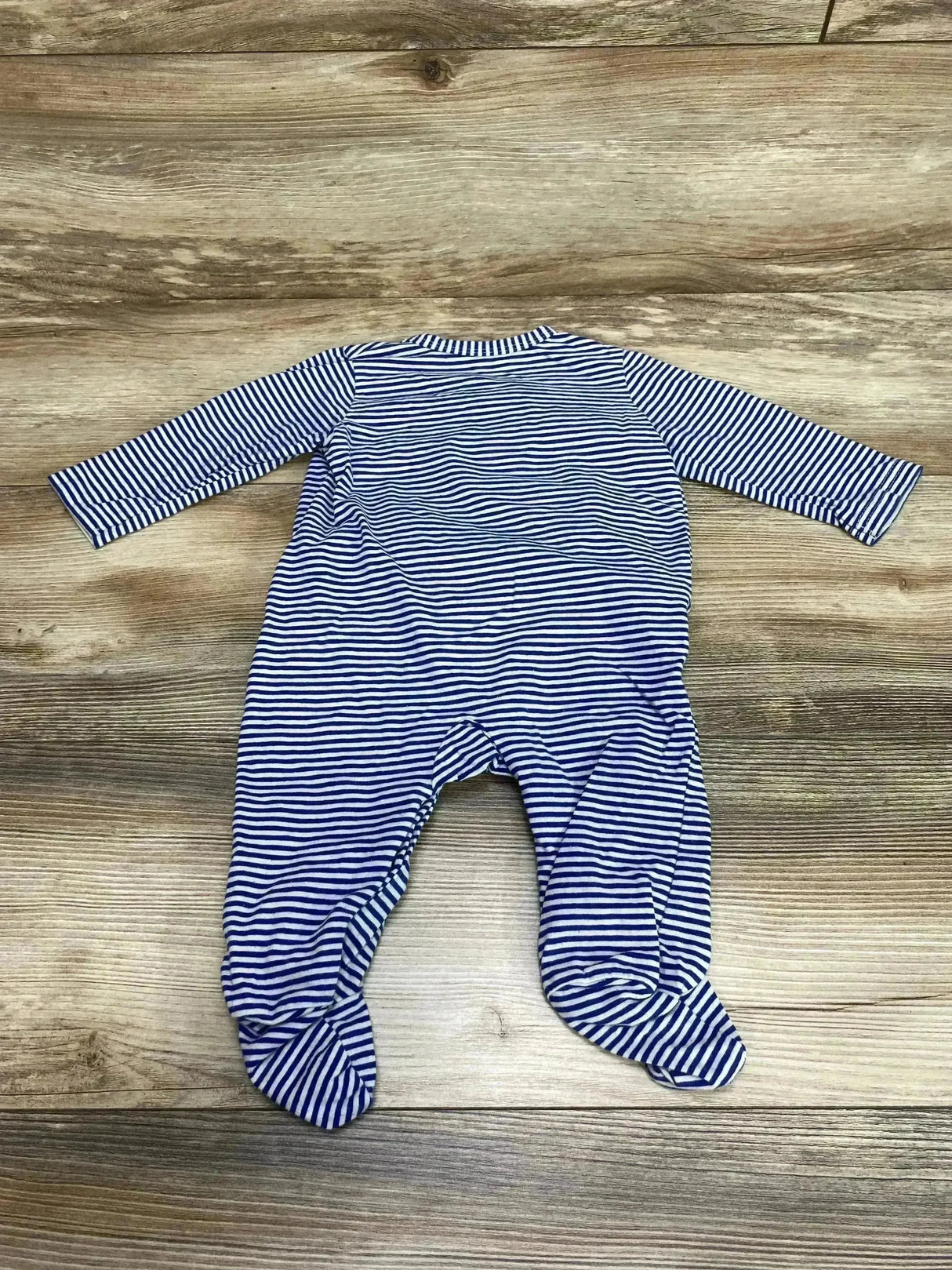 Rachel Zoe Striped Footed Coverall Blue sz 3-6m - Me n Mommy To Be