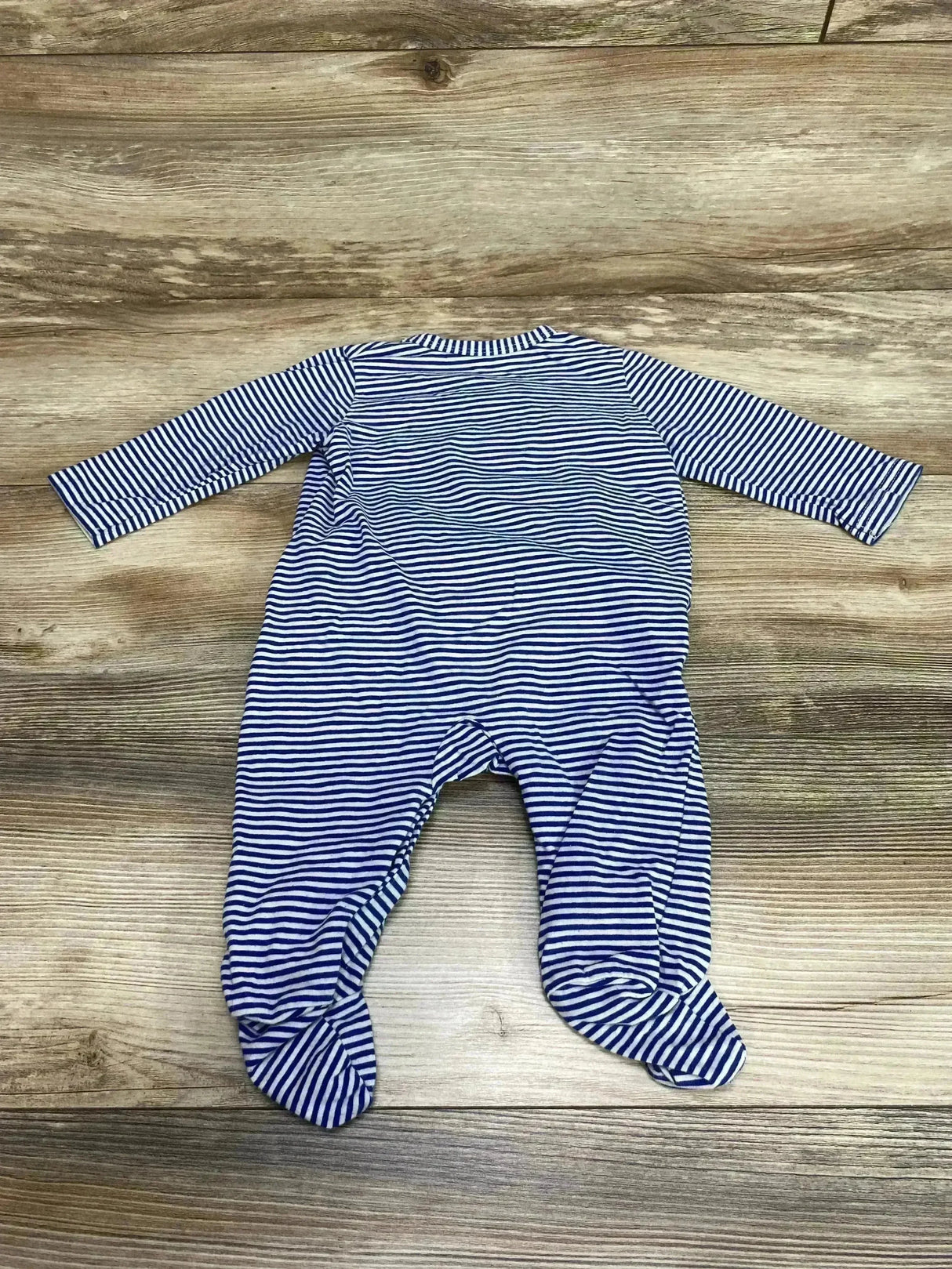 Rachel Zoe Striped Footed Coverall Blue sz 3-6m - Me n Mommy To Be