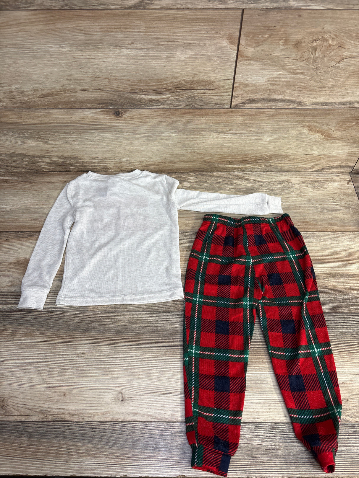 Members Mark 2pc Merry & Bright Pajama Set Taupe sz 3T